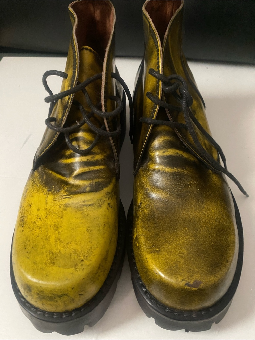 Carlo Morandi Vintage Platform Shoe Made In Italy Sz 42)